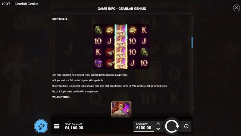 Gearlab Genius — 5x4 režģis ar aktīvajiem reizinātājiem virs vertikālēm